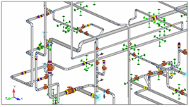 AutoPipe Stress Analysis Model